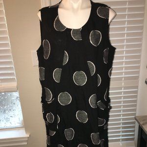 Chalet XL Polka Dot Dress w/ Pockets XL  NWT  Vt1